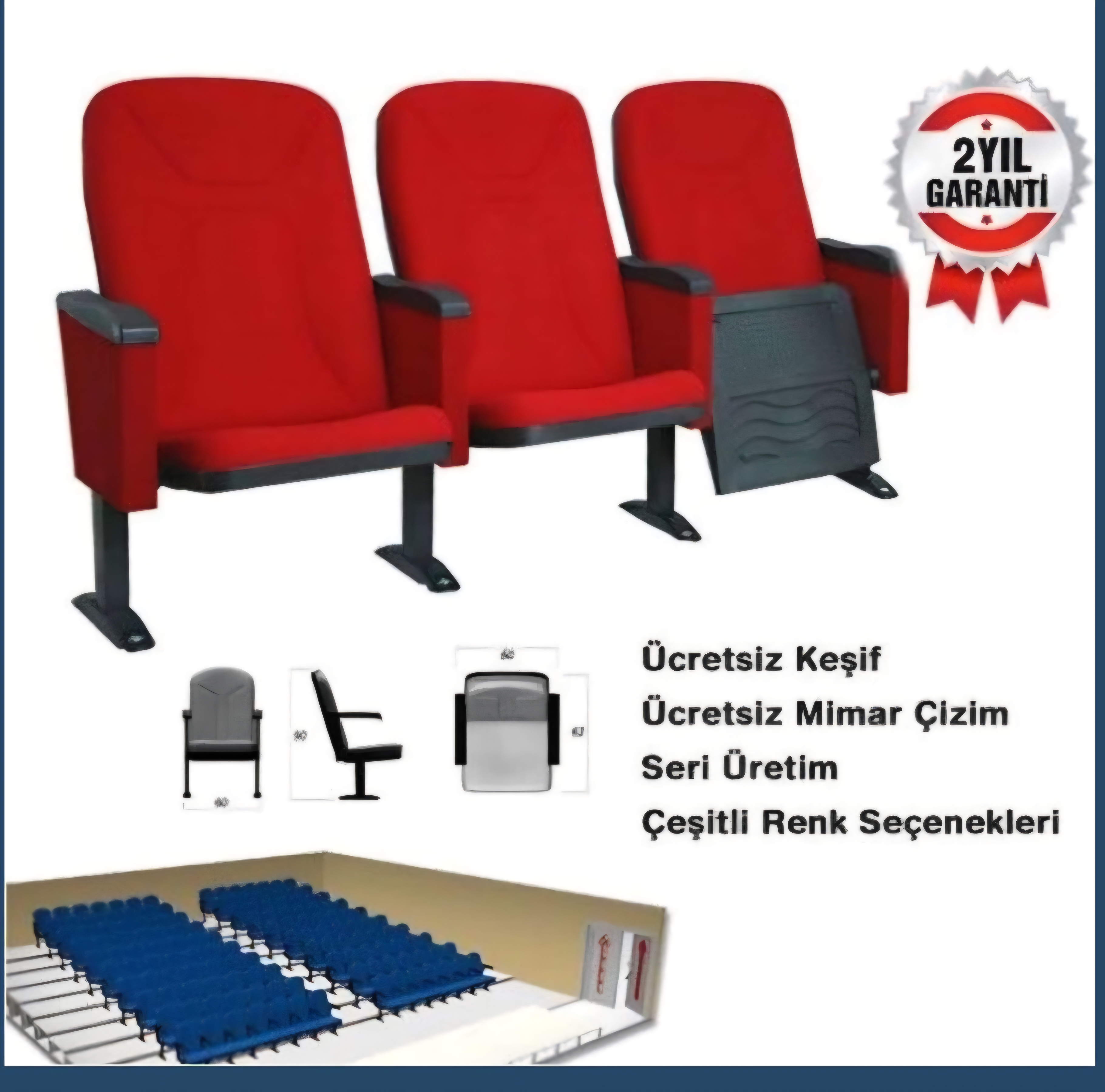 Konferans,Sinema,Tiyatro,Seminer, Koltuğu