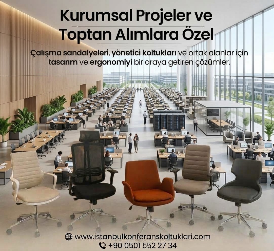 İstanbul Ofis Koltukları | Türkiye Geneli Ergonomik Çalışma Koltuğu İmalatı
