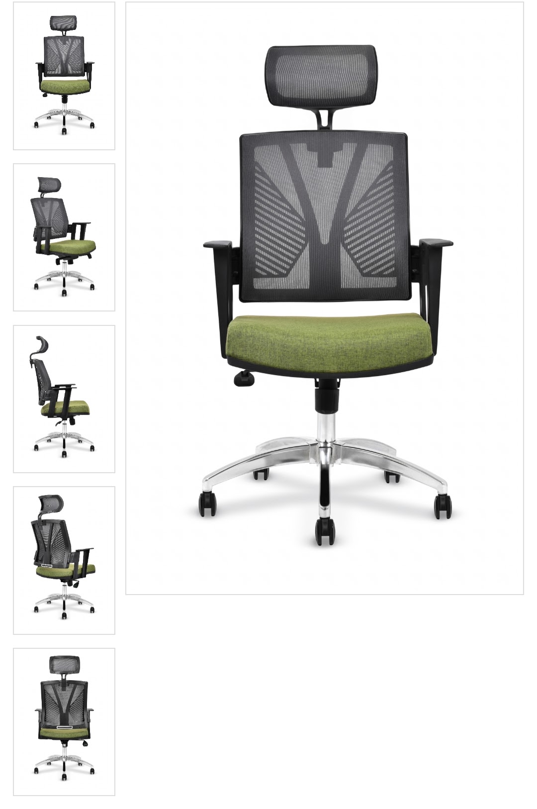 Ergonomik Fileli Ofis Çalışma Koltuğu - Siyah